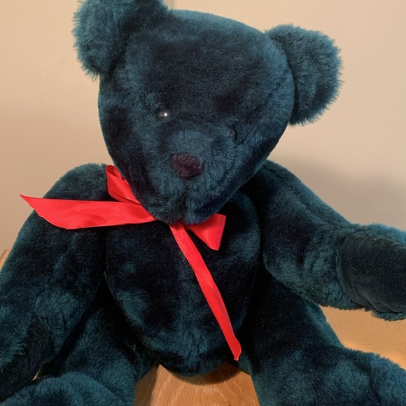 Vintage Green Mt. Teddy Bear, EUC - Picture 4 of 15